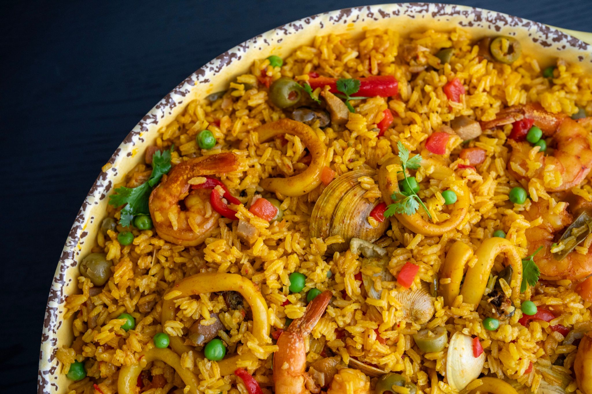 Paella con lata de producto